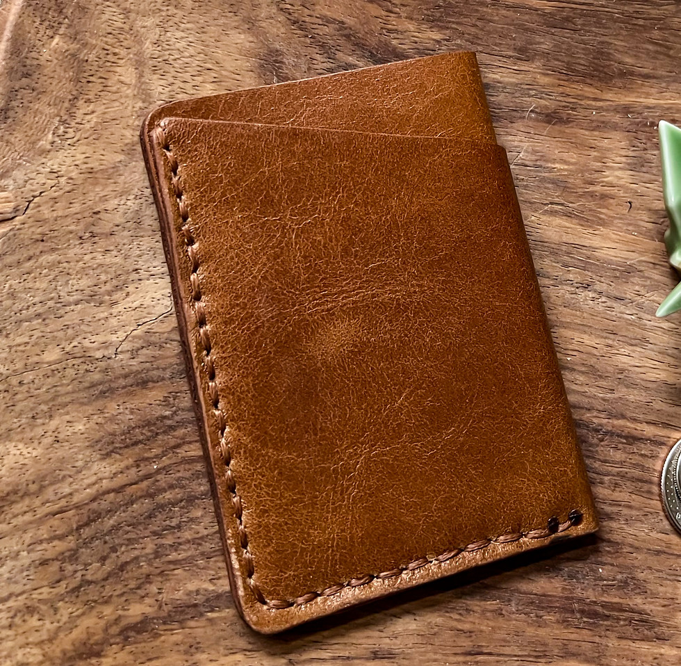 Thumbnail: Three Pocket Leather Wallet