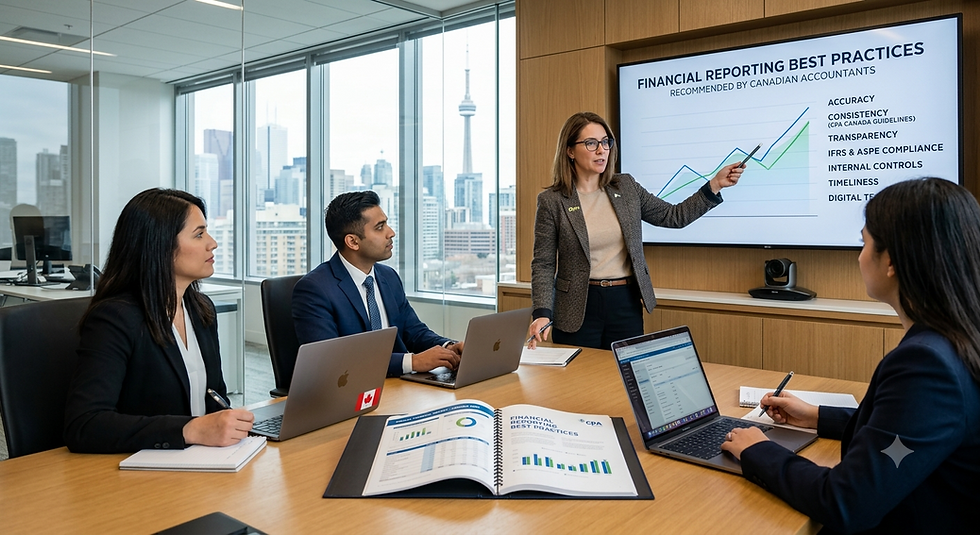 Financial Reporting Best Practices Recommended by Canadian Accountants