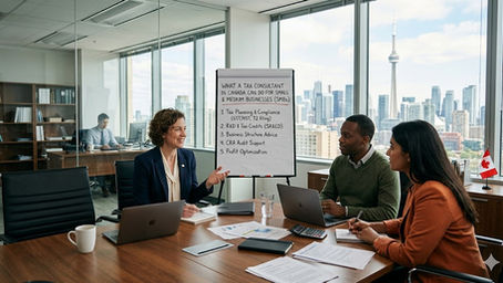 What a Tax Consultant in Canada Can Do for Small and Medium Businesses 