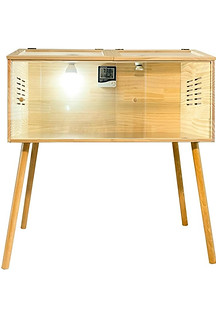 Wooden chicken brooder