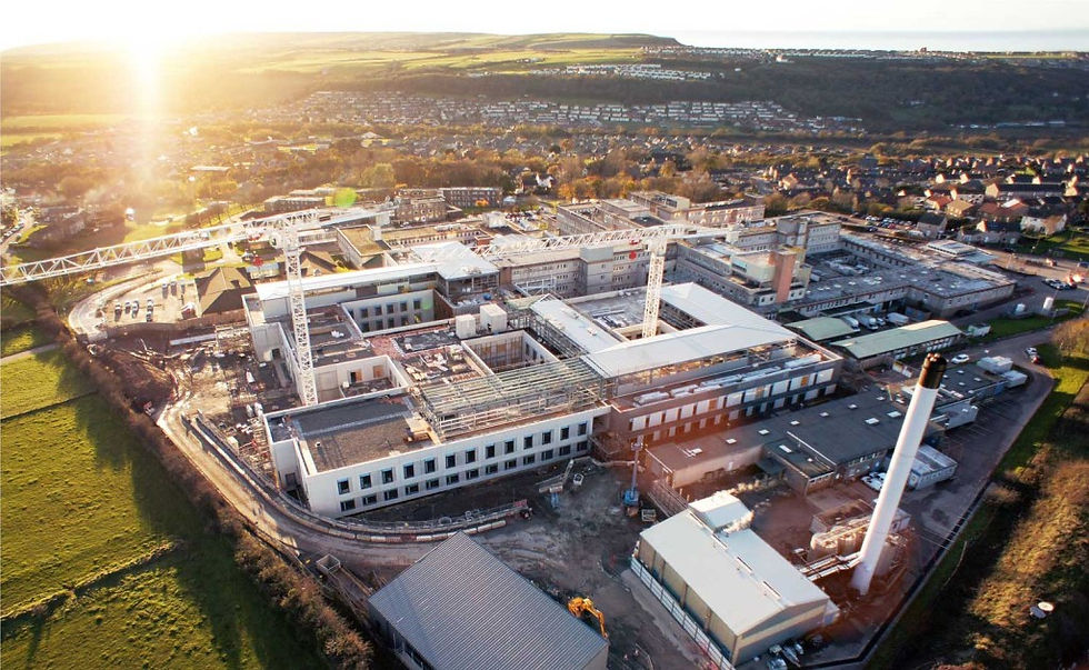 View of site during construction
