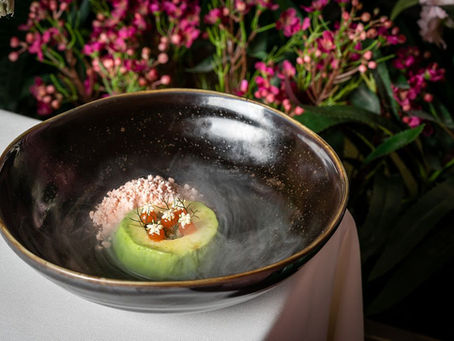 Avocado with Campari Spritz Granita - Mia Bangkok