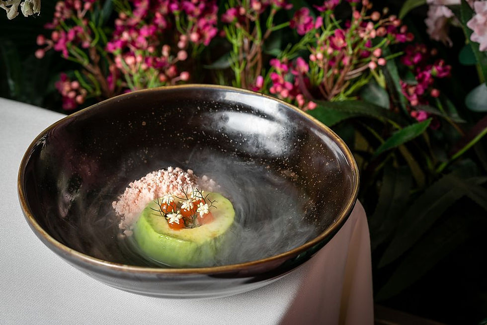 Avocado with Campari Spritz Granita - Mia Bangkok