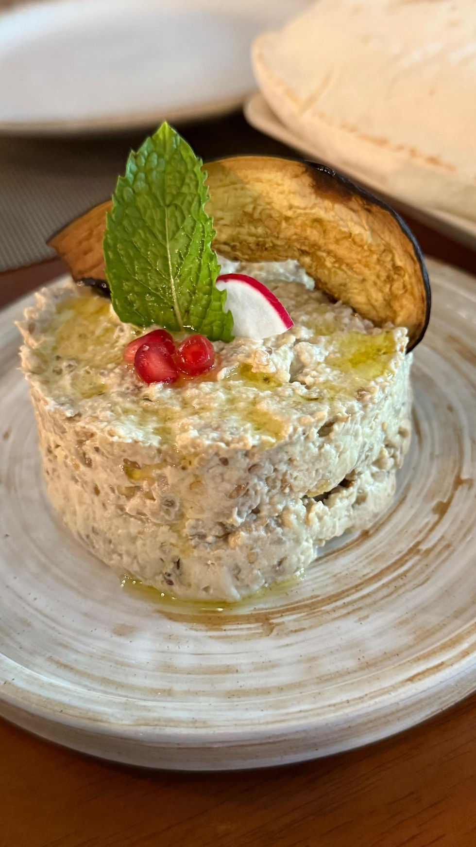 Mutabal, another common natively Vegan dish