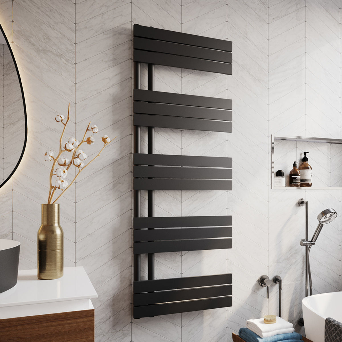 V3 Designer Radiator - Black