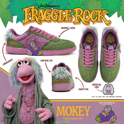 Fraggle Rock • Mokey •Toros Low-Top Sneakers | Bull Airs