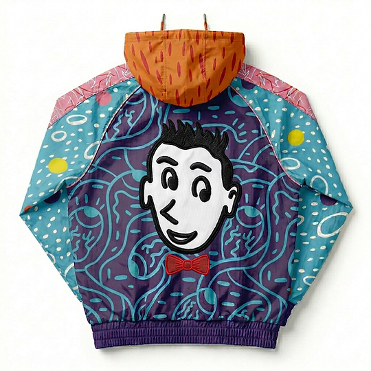 Pee-wee Herman • Unisex Premium Playhouse Windbreaker | Bull Airs
