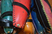 Colourful knitting belts 