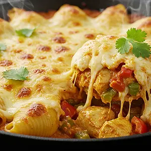 Oven Baked Chicken Curry Pasta