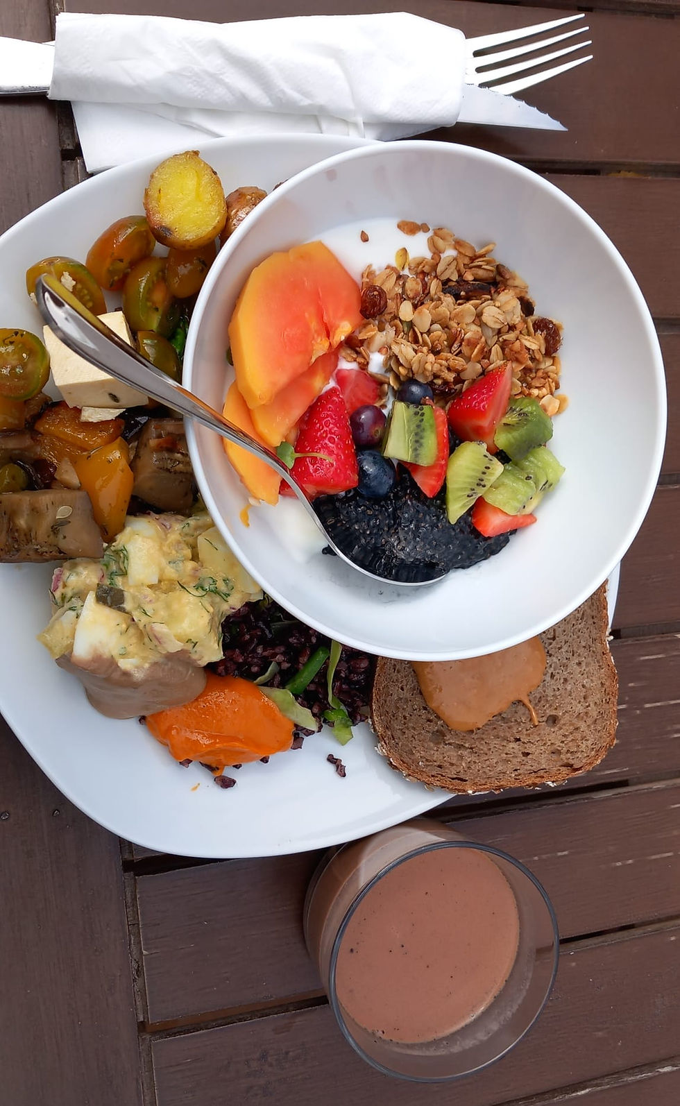 Brunch and Dinner at Purple Valley, Tenerife