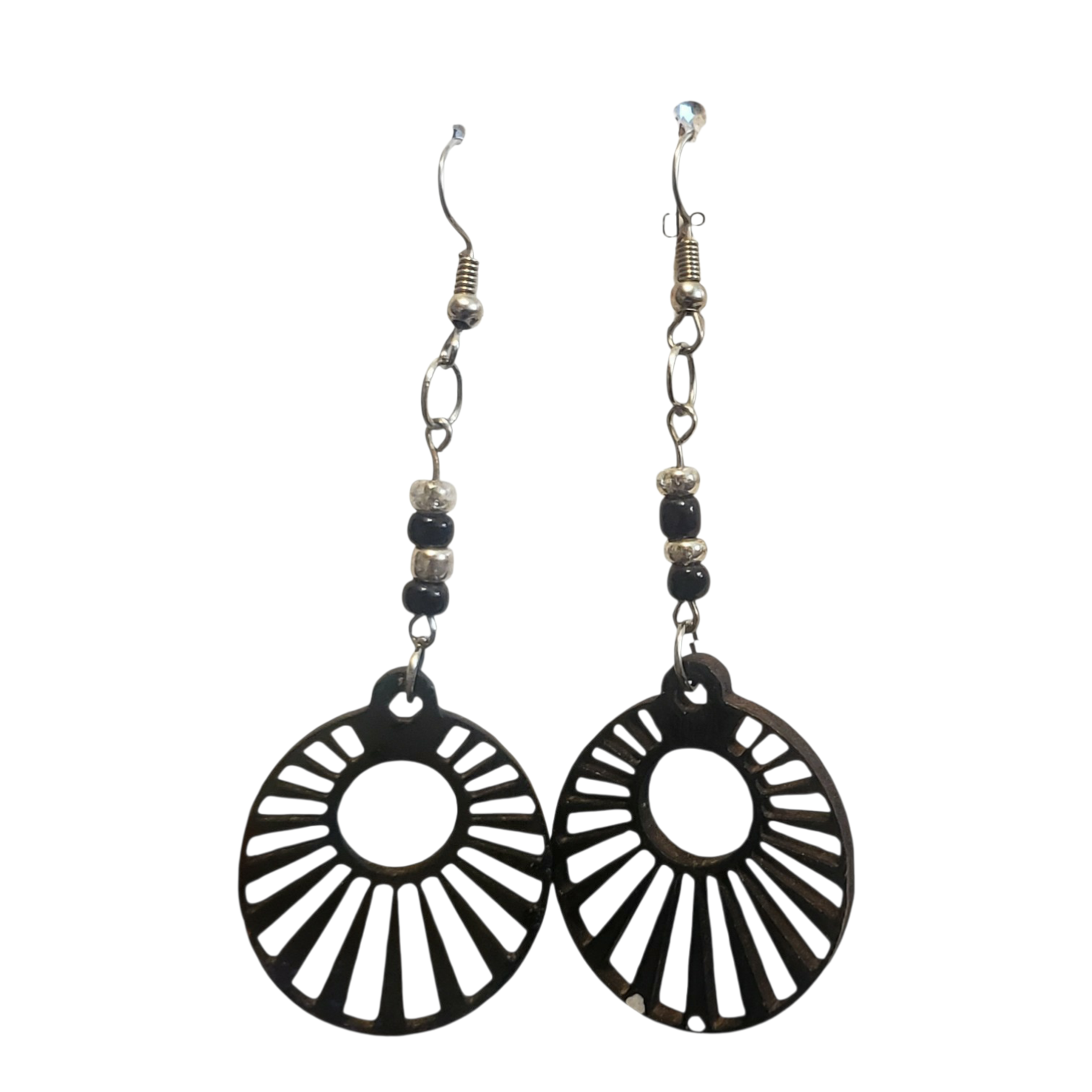 black sunlight earring