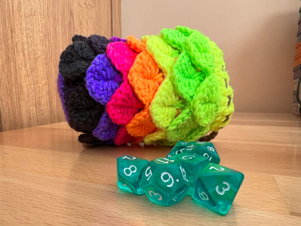 Dragon Scales Drawstring Bag