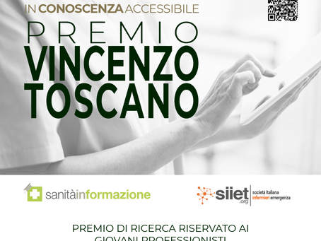Premio Vincenzo Toscano: 1.500 Euro e pubblicazione