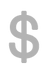Dollar Sign - Grey