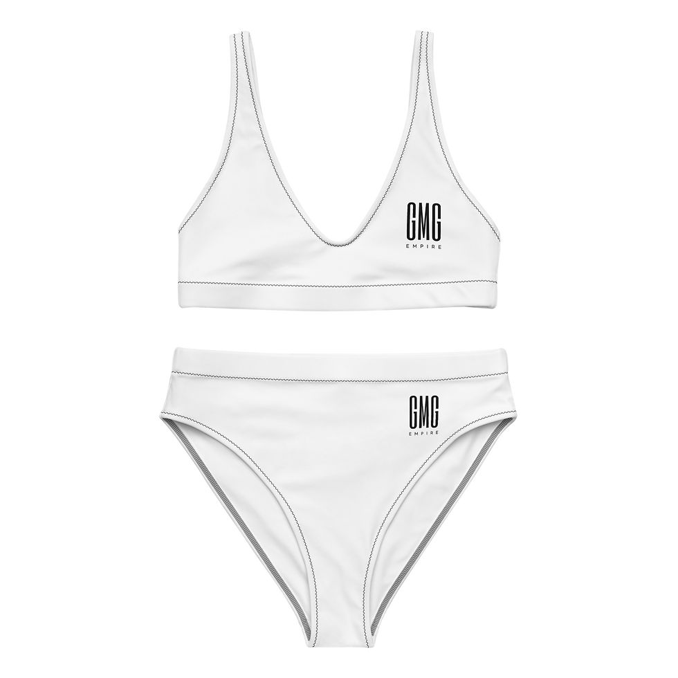 GMG EMPIRE LOGO high-waisted bikini