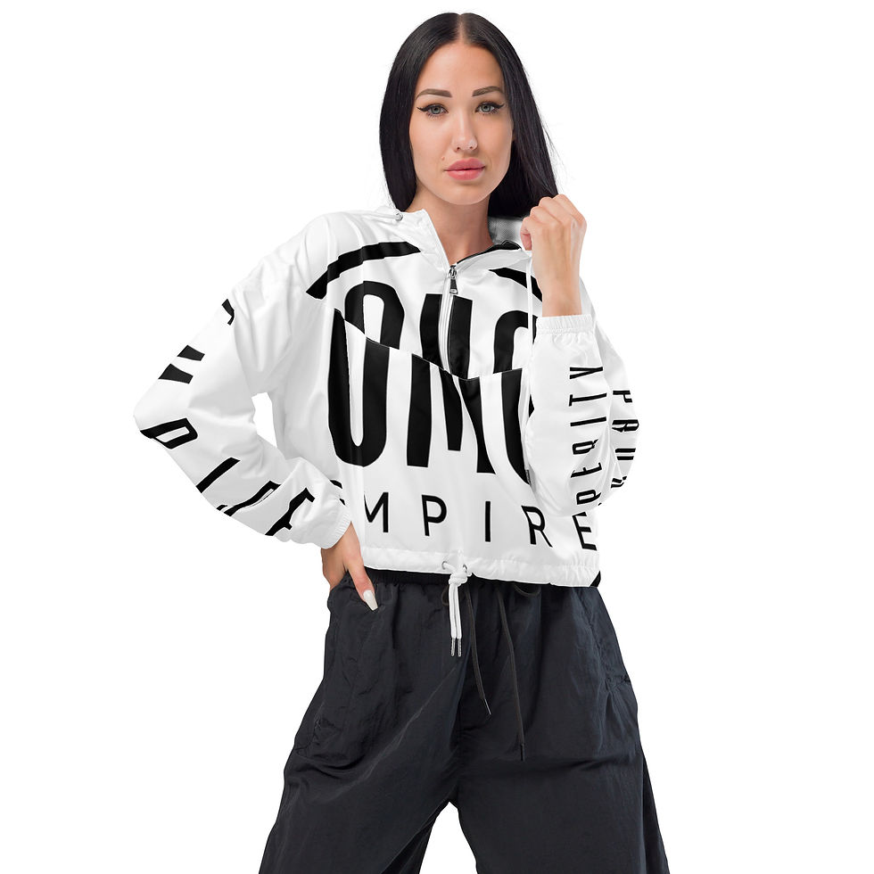Thumbnail: GMG EMPIRE Grind Time Women’s cropped windbreaker