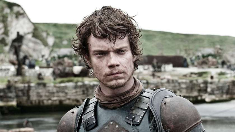 An example for the seventh of the nine great pointers on how to create a compelling central protagonist is Theon