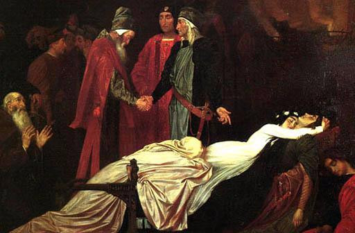 Romeo and Juliet's suicide is an example of how to write a death scene.