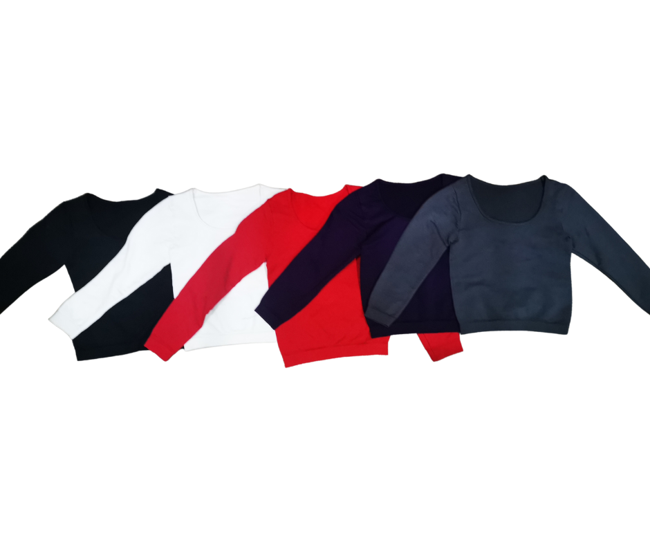 Playeras Térmicas Infantiles PACK 4piezas Colores Variados