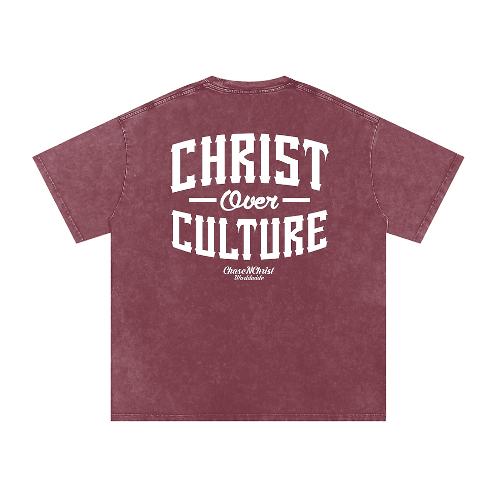 Thumbnail: C.O.C (O.G. logo) Snow Washed Oversized Cotton T-Shirt