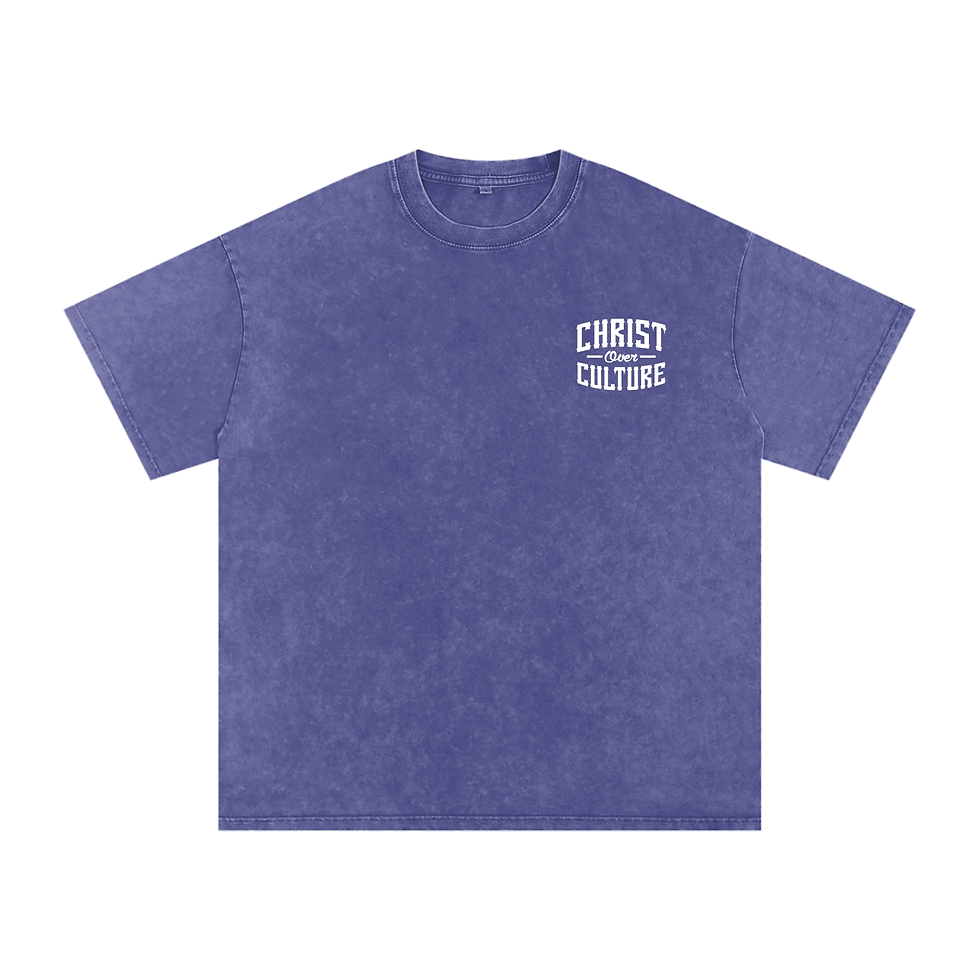 Thumbnail: C.O.C (O.G. logo) Snow Washed Oversized Cotton T-Shirt