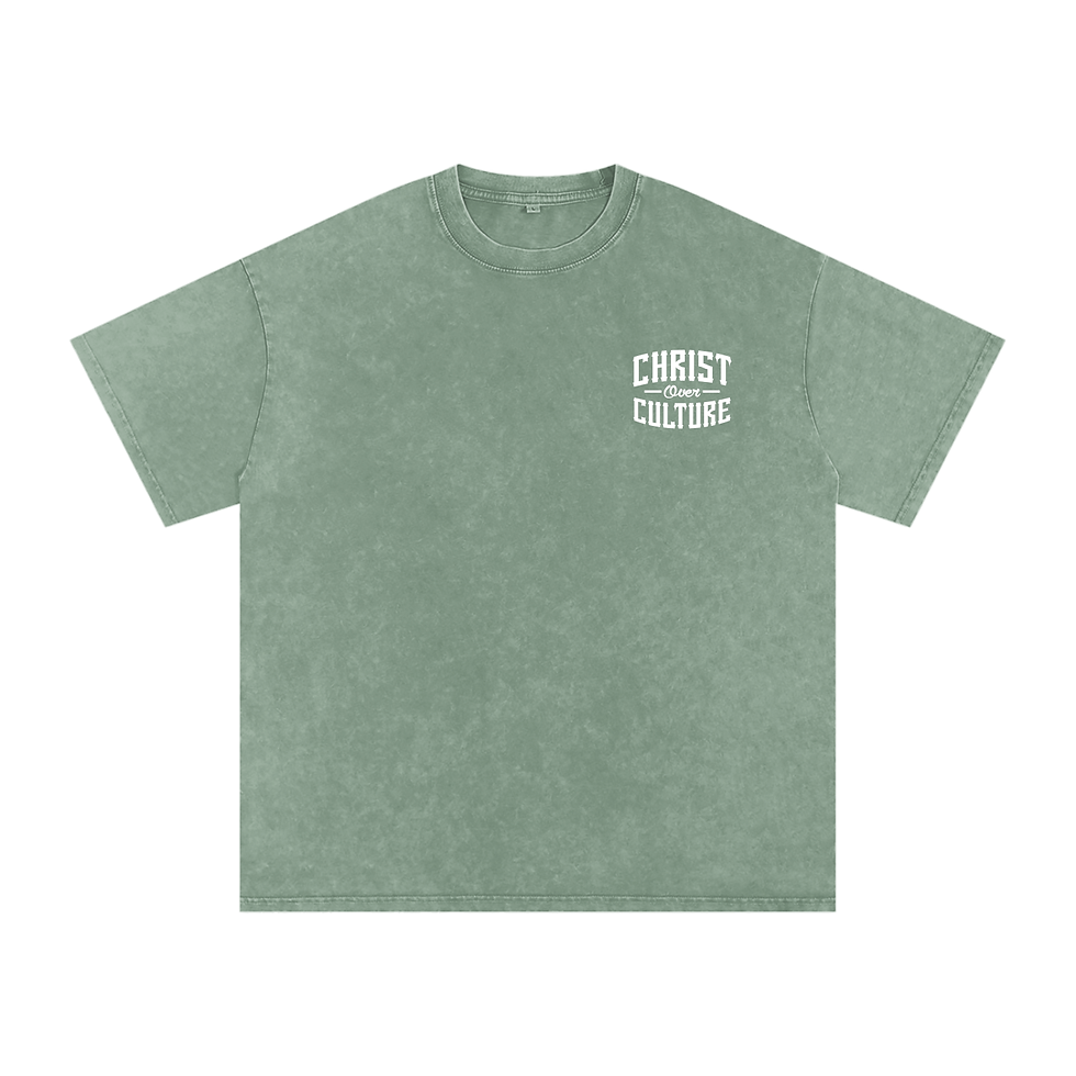 Thumbnail: C.O.C (O.G. logo) Snow Washed Oversized Cotton T-Shirt