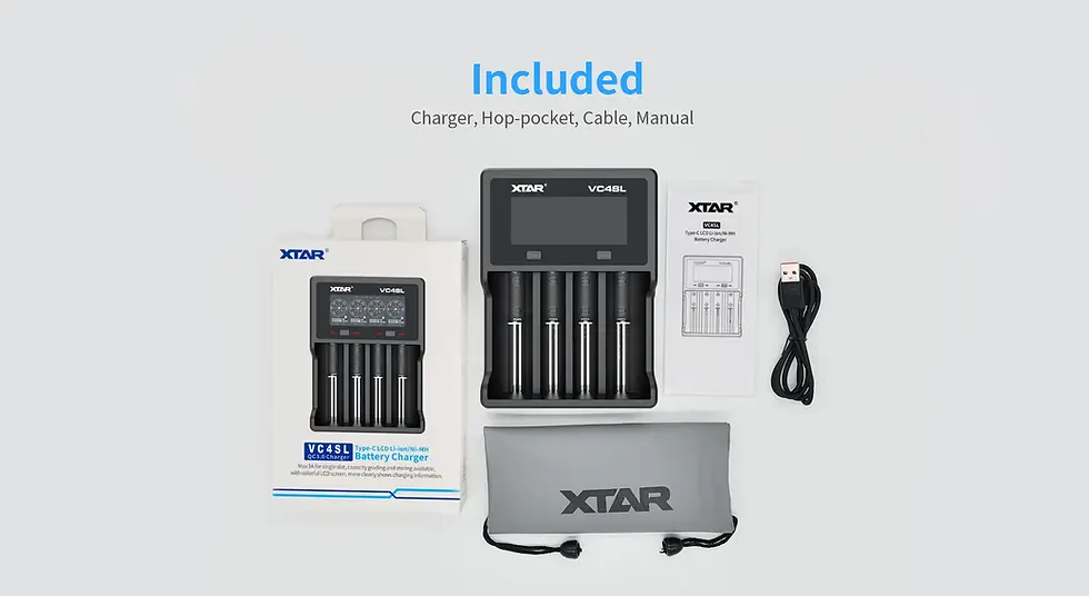 Thumbnail: Xtar VC4SL 4 Slot USB-C Charger