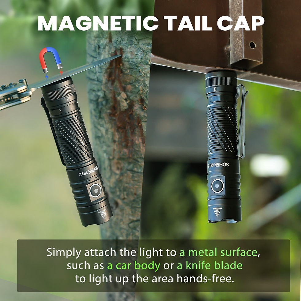 Thumbnail: (Clearance) Sofirn SR12, 1450 Lumens, 396m Range, EDC, USB Charging