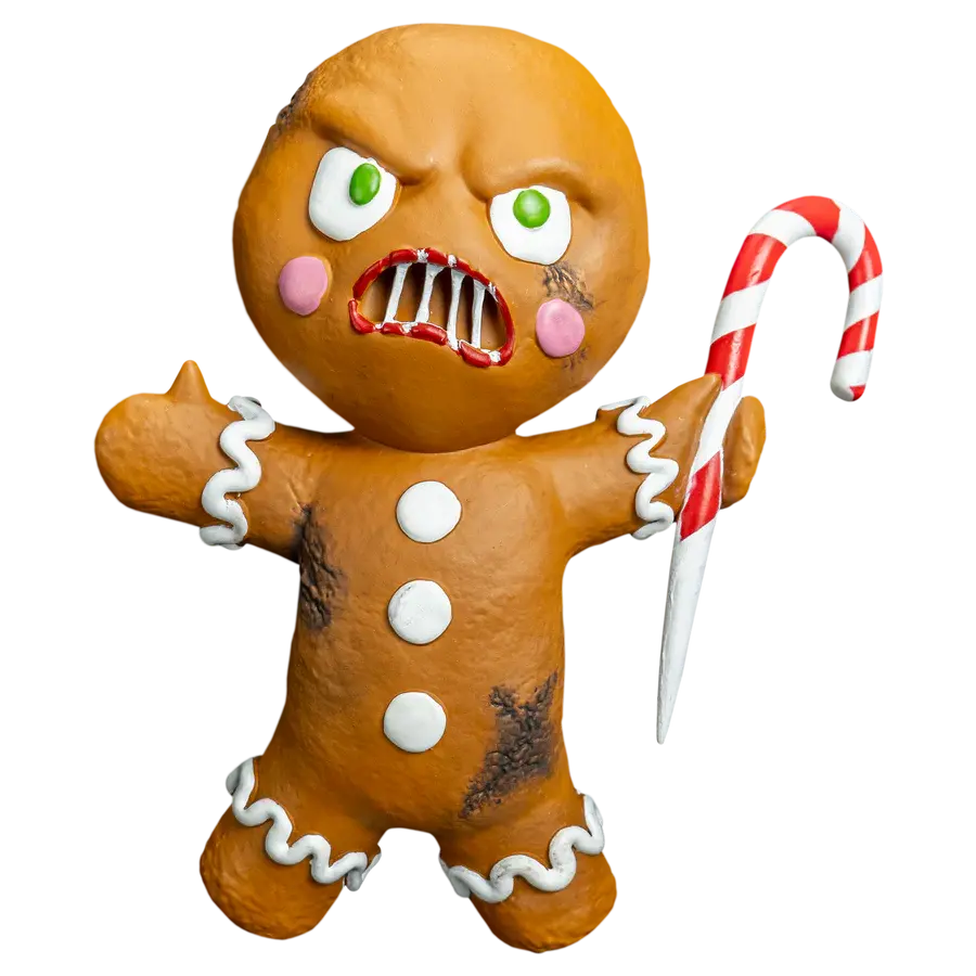 Thumbnail: KRAMPUS – GINGERBREAD MEN 3-PACK 10" PROP FIGURES