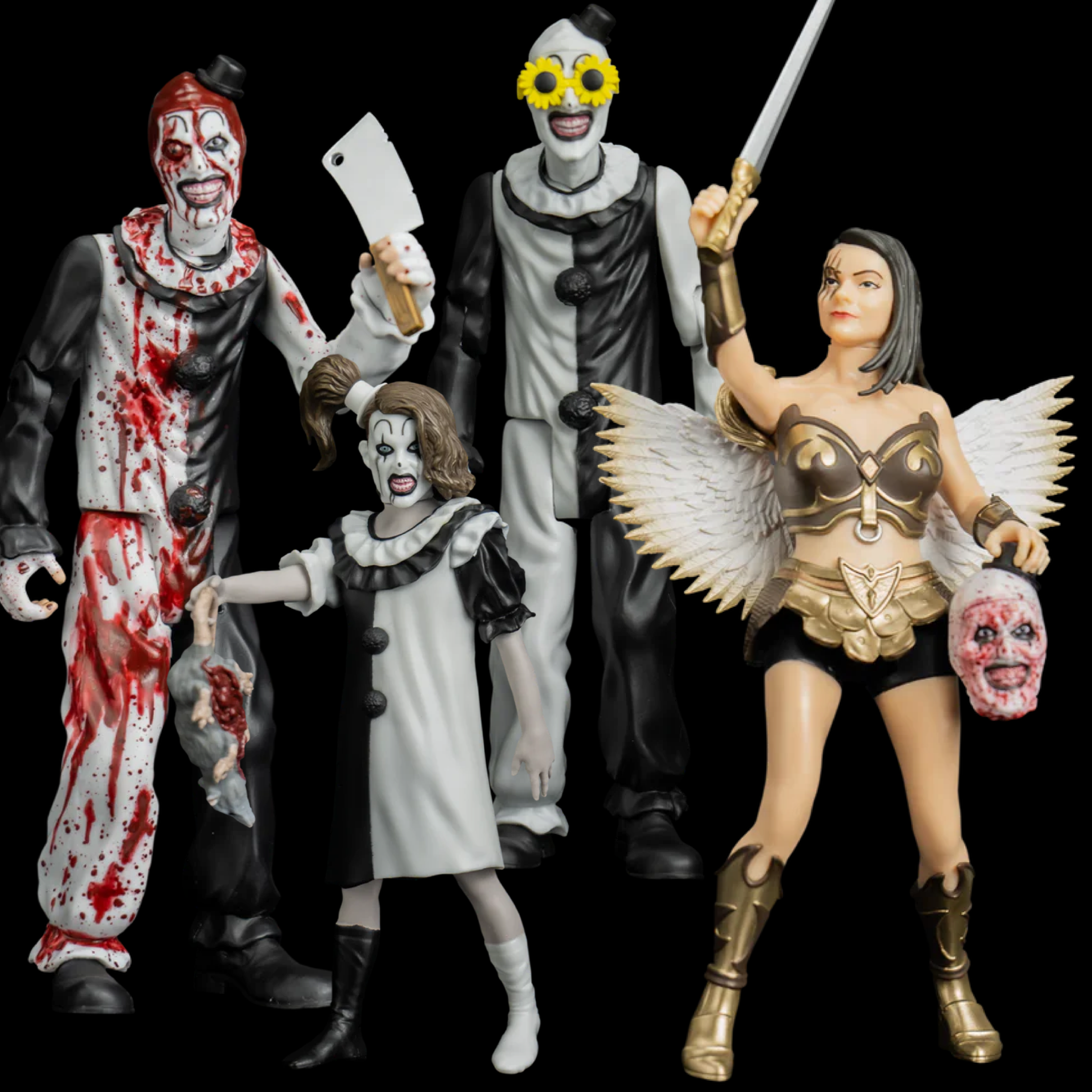 TERRIFIER 2 – 5" SCALE ACTION FIGURES SET OF 4