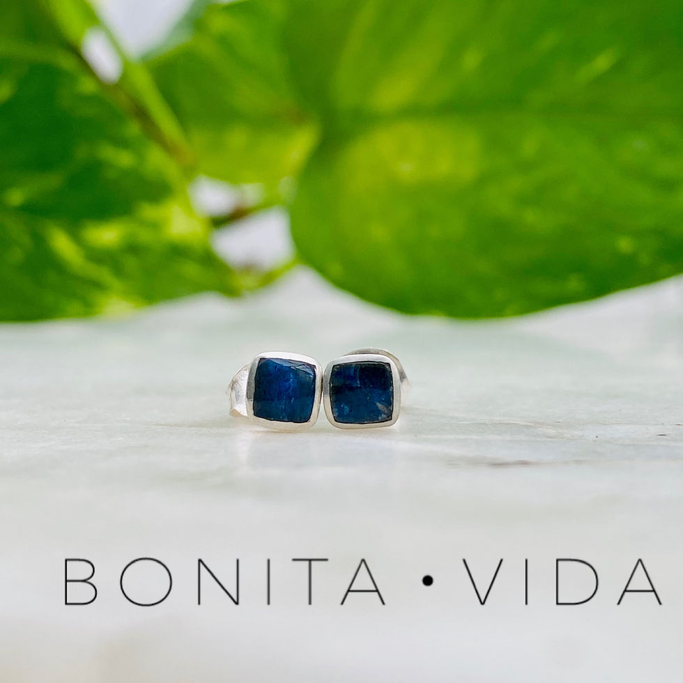 Miniatura: MINI ARETES - LABRADORITA