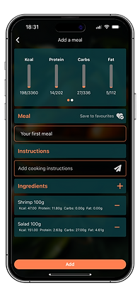 App Preview Your First Meal