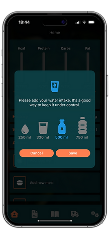 App Preview Water Intake