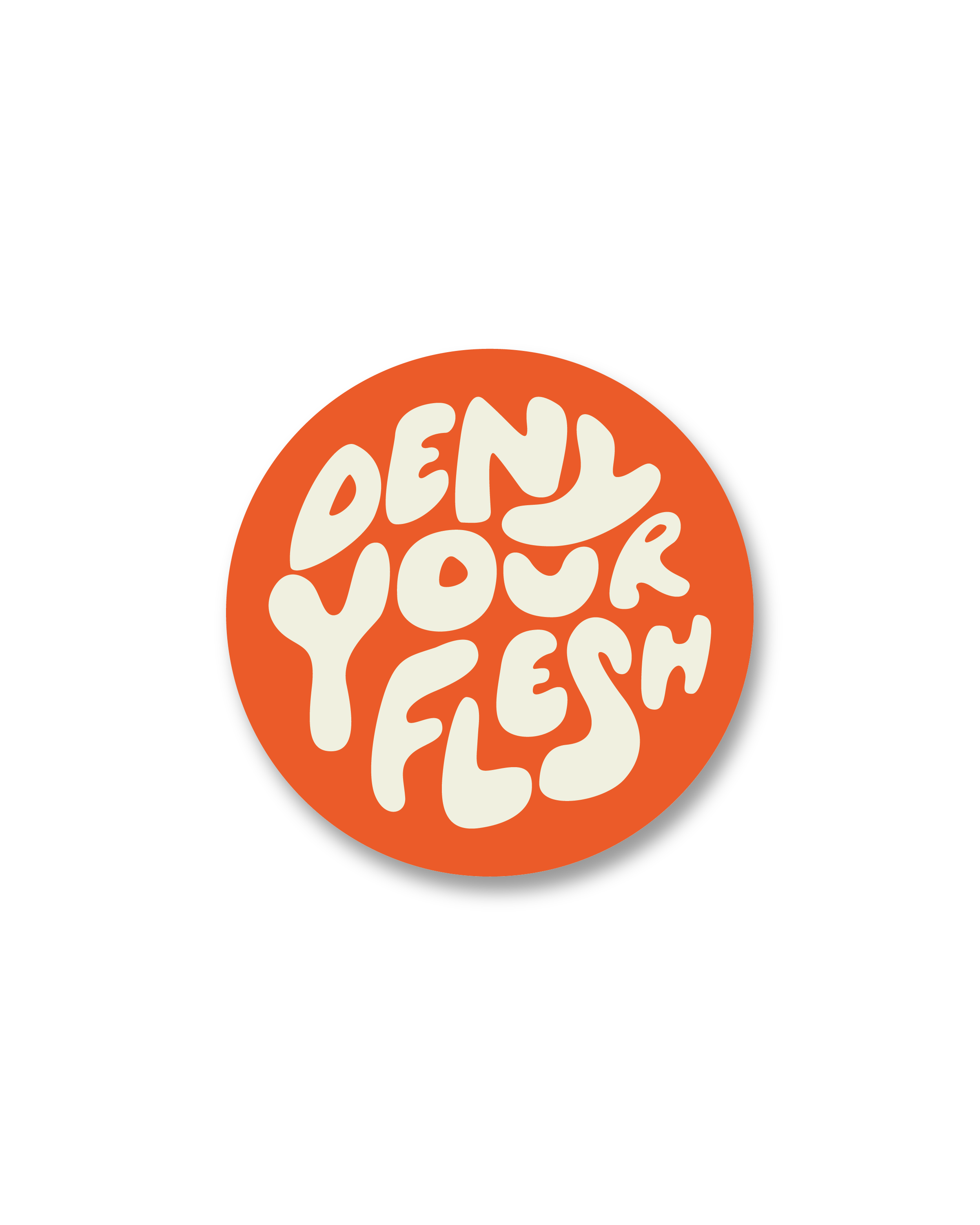 Deny Your Flesh Sticker
