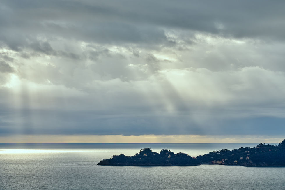 tramonto portofino liguria