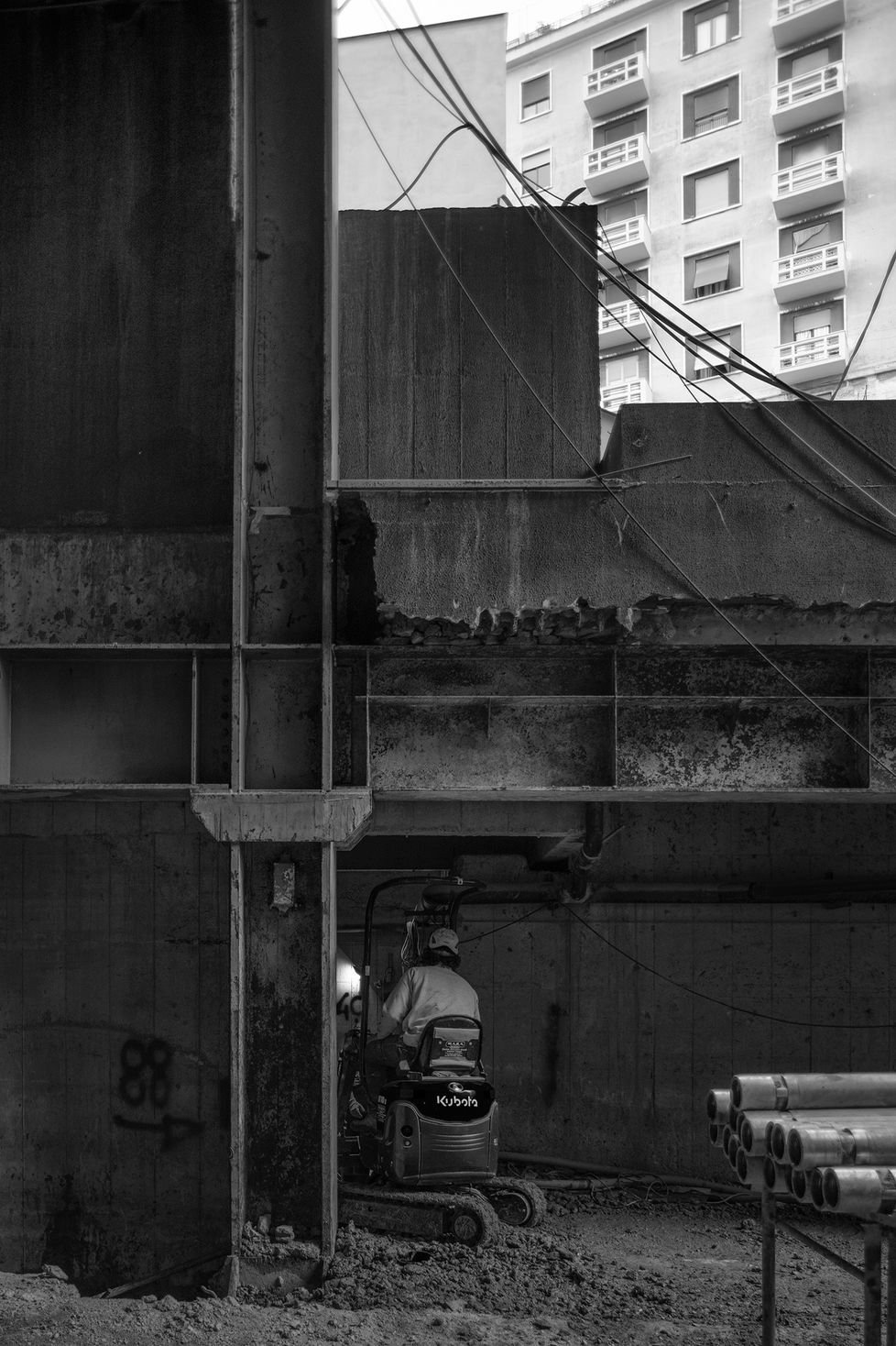 cantiere costruzione edificio iren a genova