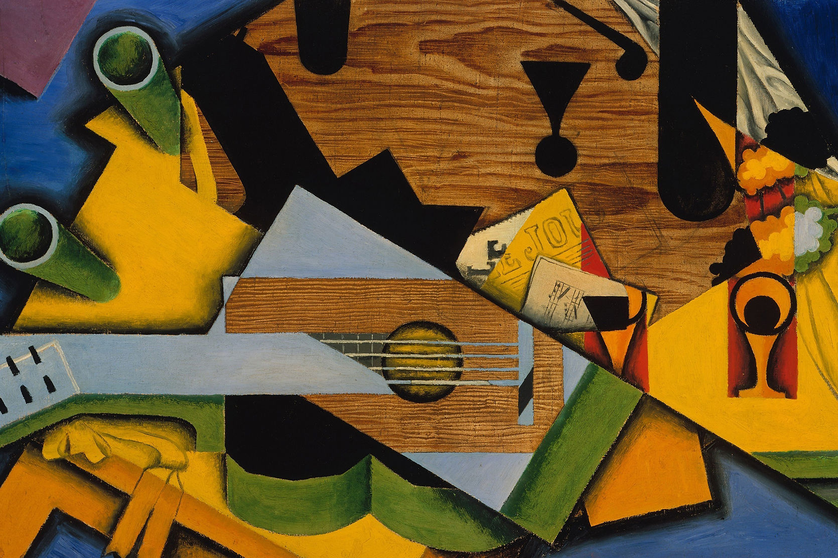 Ainda vida com uma guitarra