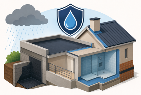 Waterproofing: Types, Trends, and Plinth-to-Roof Protection