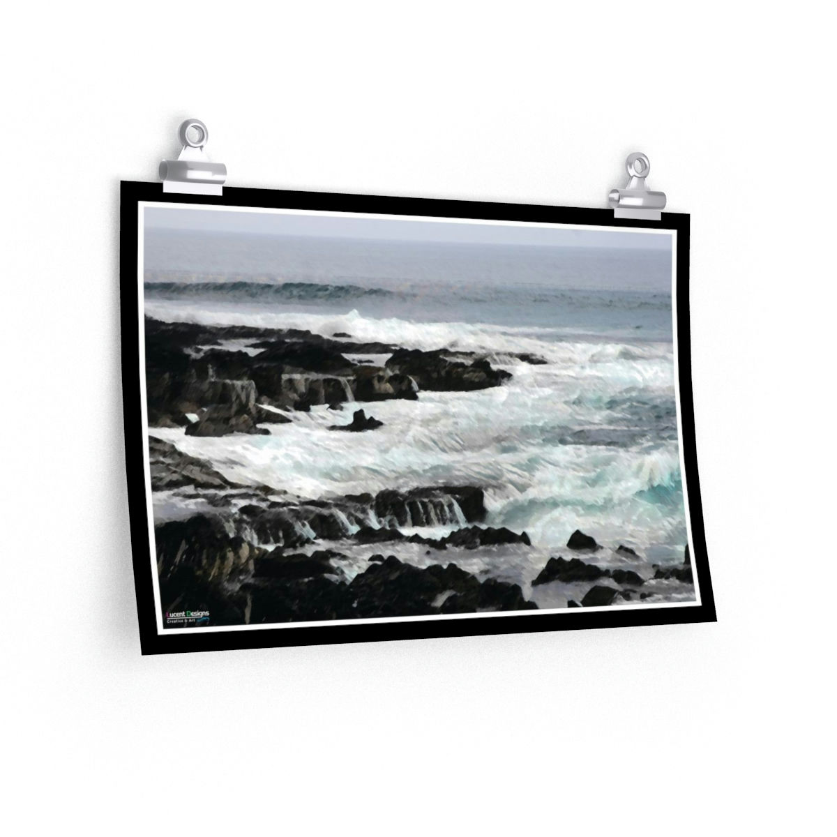 Atlantic Ocean Rocks Art Print