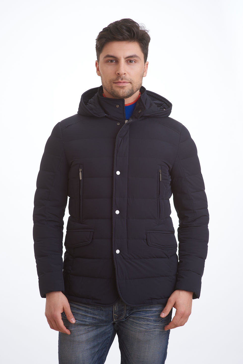 зимняя мужская аляска, пуховик Scanndi Finland DM1825