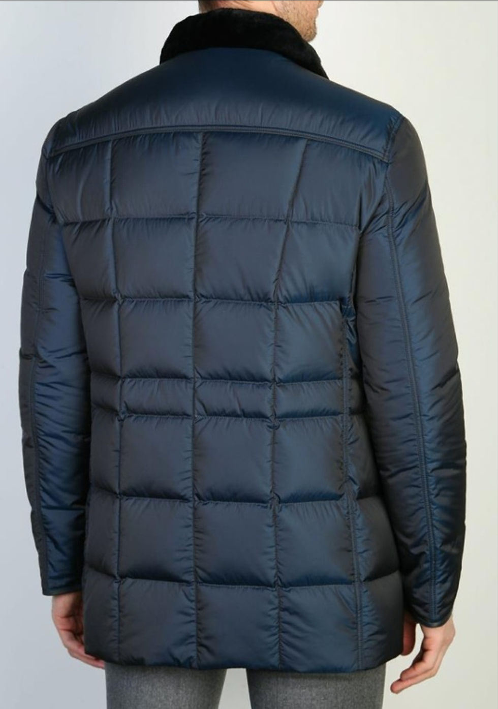 Миниатюра: Мужское пальто-пуховик Riggi 2348