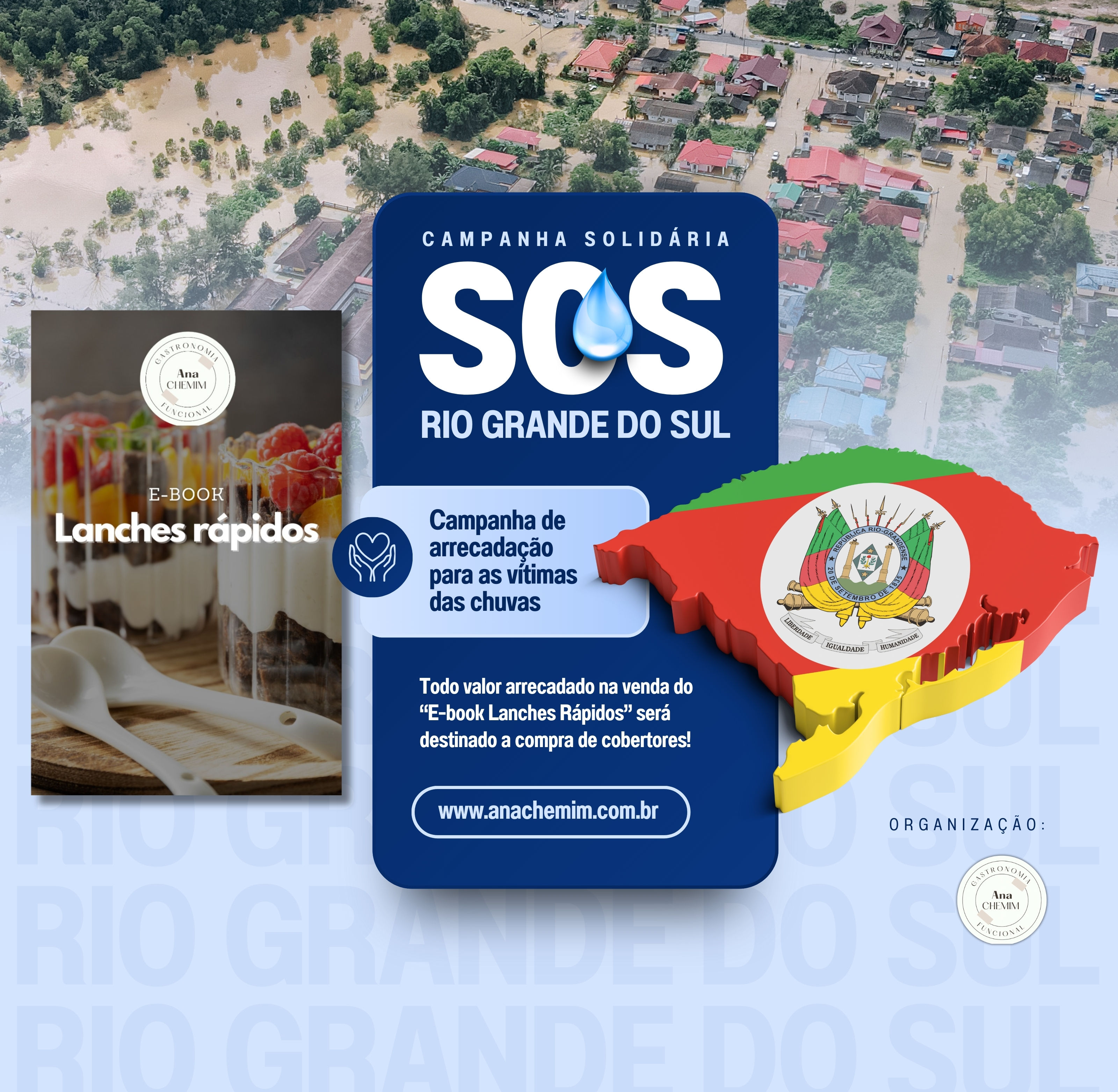 E-book Lanches Rápidos | SOS RIO GRANDE DO SUL