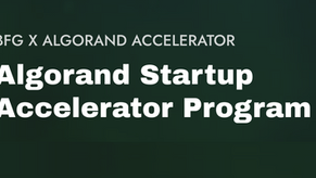 「Blockchain Founders Group X Algorand」アクセラレータ・プログラムのお知らせ