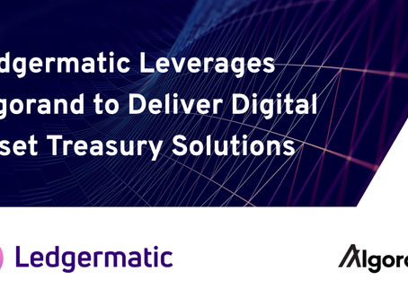 レジャーマティック(Ledgermatic)、アルゴランド・ブロックチェーンを活用して、デジタル資産管理ソリューションを企業に提供