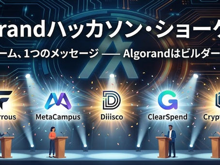 初開催のハッカソン・ショーケース：5つのチーム、1つのメッセージ —— Algorandはビルダー（構築者）のために
