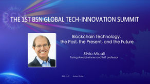 「ブロックチェーン技術 - 過去・現在・未来」 by シルビオ・ミカリ  at 第一回BSNグローバル技術革新サミット 