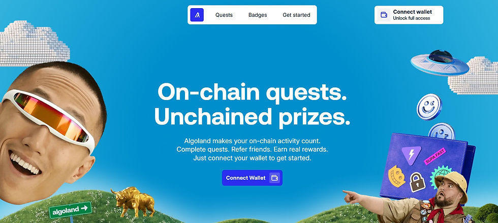 13週間のクエスト！キャンペーンサイトALGOLAND開設