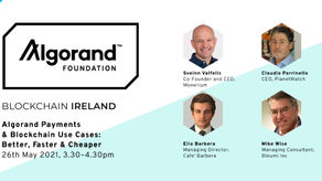 2021年5月27日(木)00:30~01:30(日本時間) Blockchain Ireland Week 2021