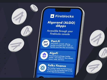 Fireblocks、アルゴランド上のDeFiへのアクセスを可能に