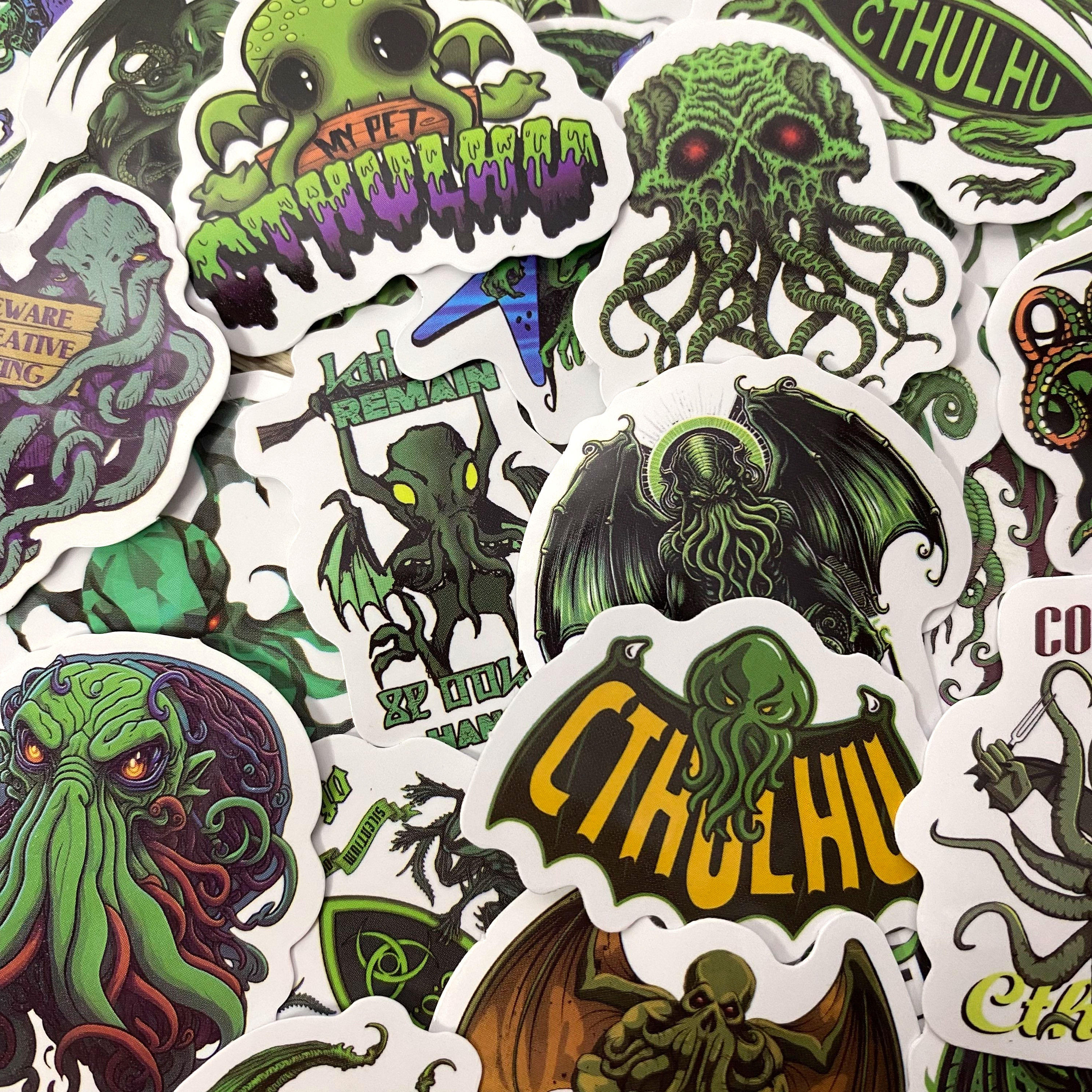 100pc 1.5" Call of Cthulhu Sticker Bomb Pack